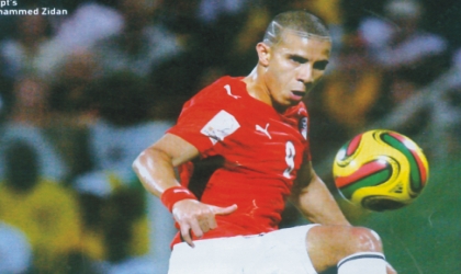 Mohammed Zidan, who led the lines for Egypt, yesterday