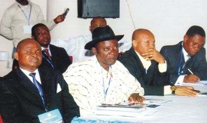 Cross section of Permanent Secretaries at the one-day stakeholders meeting on draft Water Sanitation and Hygiene (WASH) policy of Rivers State, at the conference hall, Ministry of Justice,  Monday