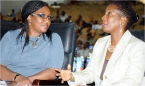 Chief Executive Officer, Centre for Teaching and Learning, Dr Agodi Alagbe (left), with the Founder, Autism Care and Support Initiative, Dr Julia Ejiogu, at a seminar on Autism  in Abuja, recently