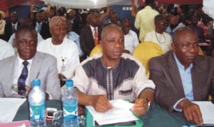 Participants at a regional operational management meeting of the Federal Inland Revenue Service for the South-East region in Owerri last Wednesday. Photo: NAN