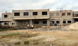 New College of Nursing building under construction in Port Harcourt. Photo: Ibioye Diama