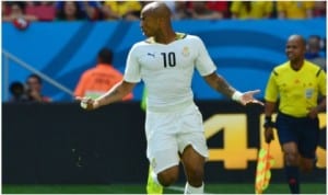 Ghana Andre Ayew is expected to lead the Black Stars of Ghnana against the Cranes of Uganda next month