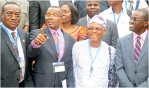 L-R: Director, Nigeria Sustainable Development Solutions Network (NSDSN), Prof. Ikenna Onyido, Director, Centre for Sustainable Development (CESDEV), Prof. Labode Popoola; President African Sustainable Development Network (ASUDNET), Prof. Ndowa Lale and guest speaker, Prof. Sola Olopade, at the annual Ibadan sustainable summit in Ibadan recently. Photo: NAN