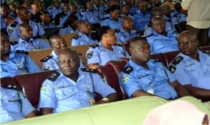 Cross Section of Police Officers at the press briefing of Rivers State new Commissioner of Police, Mr. Chris Okey Ezike in Port Harcourt, recently      					 Photo: Nwiueh Donatus Ken