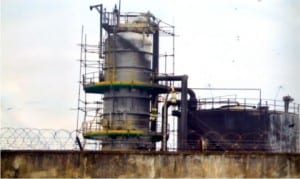 A production facility of Nigeria Agip Oil Company (NAOC)