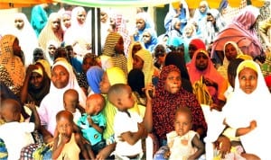 Cross section of mothers with their babies during the commemoration of the 2016 World TB Day at Miri District in Bauchi, recently.