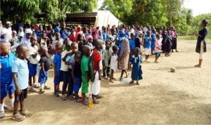 Nigerian children at a public event in Abuja. Violence and other social vices have rendered them vulnerable to abuse.